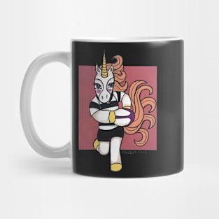 Rugby Unicorn - NZ Provincial colors - Animals of Inspiration Mug